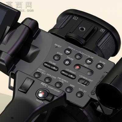 索尼Sony hvr z1u hi-def高清摄像机模型3D图纸 3D模型