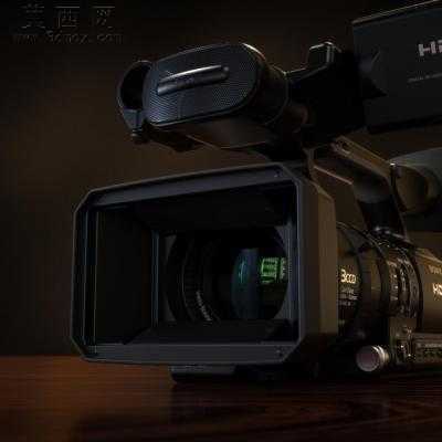 索尼Sony hvr z1u hi-def高清摄像机模型3D图纸 3D模型