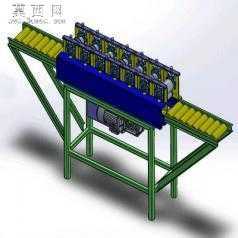 辊压成型机设备钢铁行业 3D模型