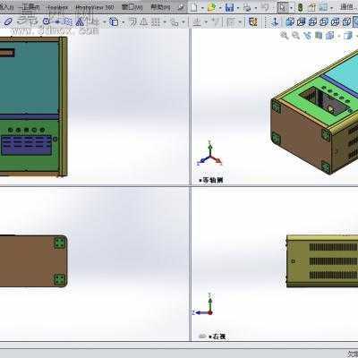 通信光缆机箱 3D模型