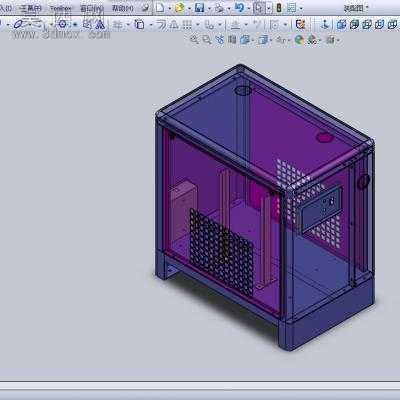 干燥机钣金外罩 3D模型