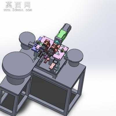 电池片铆压机设备 3D模型
