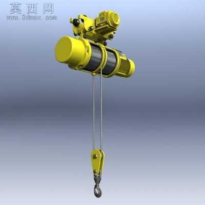 单轨吊车小车 3D模型