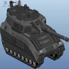 豹3式坦克 3D模型