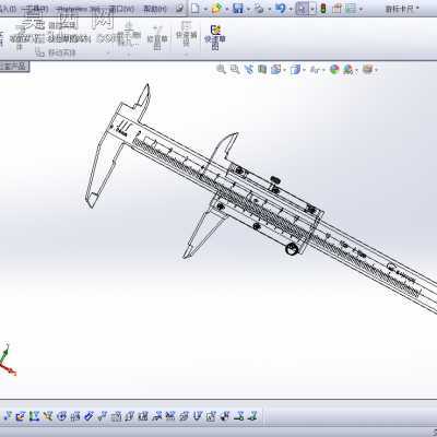 游标卡尺 3D模型