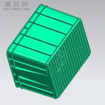 一个周转箱 3D模型