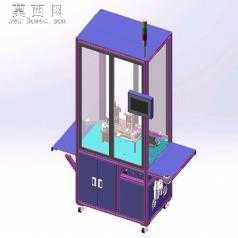 RJ45接口压合测试机 3D模型