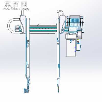 STAR机械手注塑机机械手 3D模型
