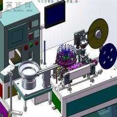 LED编带机高速全自动编带机 3D模型