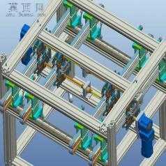 高速输送机PROE设计 3D模型