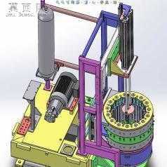大口径管内部焊接机管道内焊机 3D模型