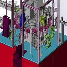 穿心电容焊接机自动化设备 3D模型