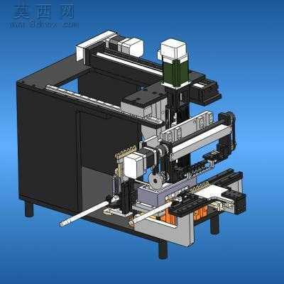 方形弹簧制作机 3D模型