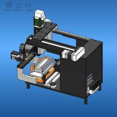 方形弹簧制作机 3D模型