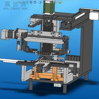 方形弹簧制作机 3D模型