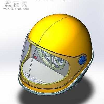 头盔型空气净化机 3D模型