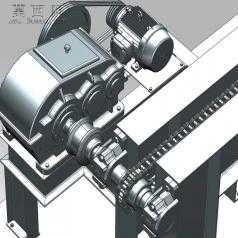 线材拉丝机UG设计 3D模型