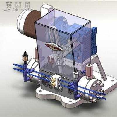 NEWPORT系列隔膜压缩机 3D模型