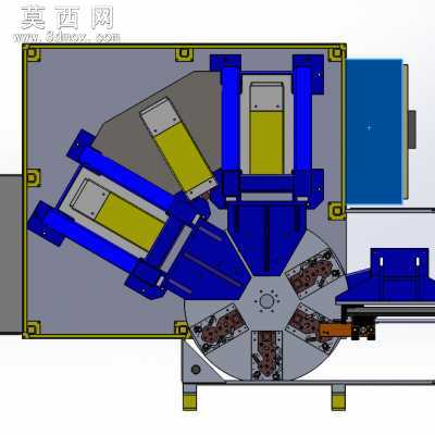 六工位组装机 3D模型