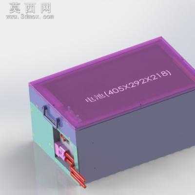 车用电池箱 3D模型