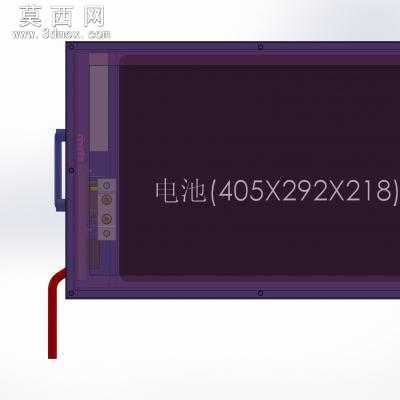 车用电池箱 3D模型