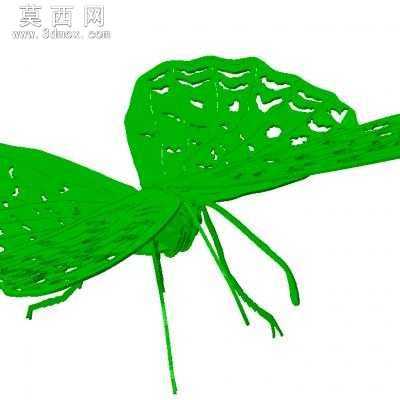 蝴蝶造型可3D打印 3D模型
