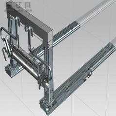 重型双头数控钻床UG设计 3D模型