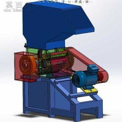 塑料破碎机塑料粉碎机 3D模型