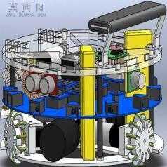 足球机器人SW设计 3D模型