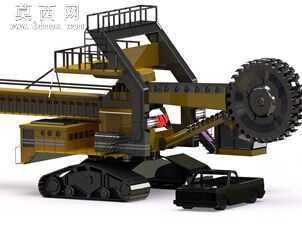 采矿车 3D模型