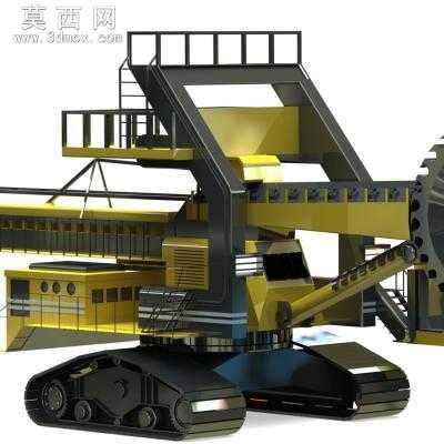 采矿车 3D模型