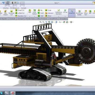 采矿车 3D模型