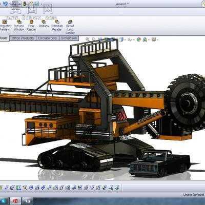 采矿车 3D模型