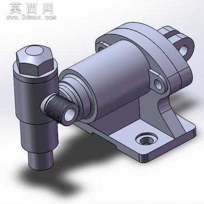 工业机器臂键盘四驱车挖掘机制动器 3D模型