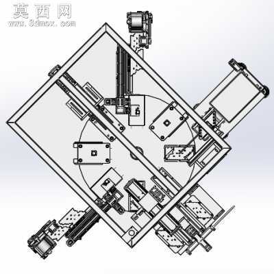 高精度贴合机 3D模型