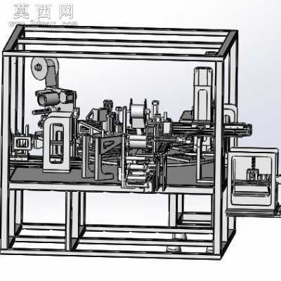 高精度贴合机 3D模型
