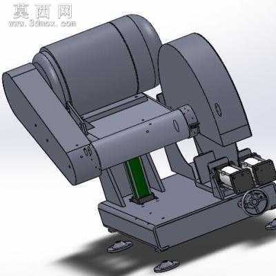 28寸自动铝棒锯 3D模型