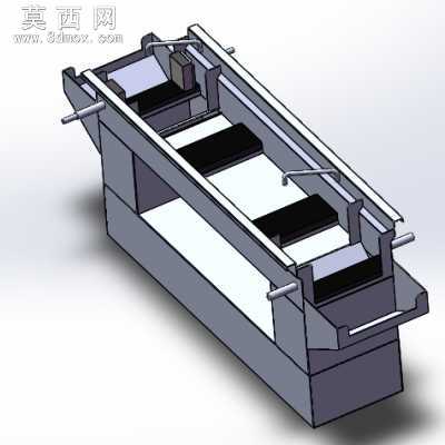 2米铝型材冷却水箱 3D模型