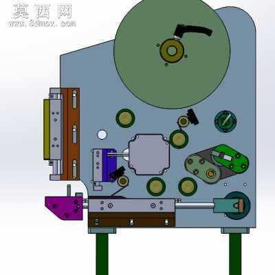 简单贴标机 3D模型