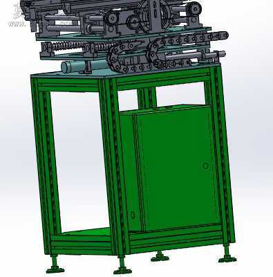 PCB板载送轨道 3D模型