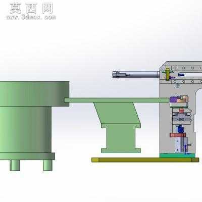 自动上料机构 3D模型