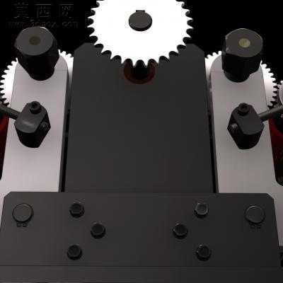 双色打印机印刷机 3D模型