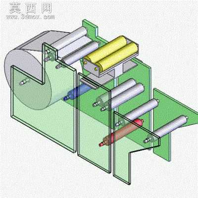 凹版印刷机 3D模型