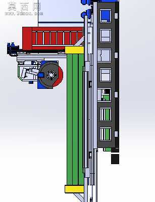平面自动磨床 3D模型