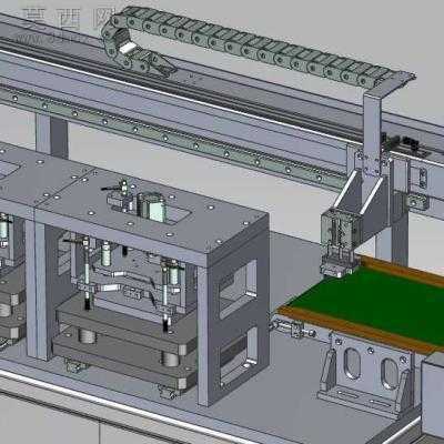 厚度尺寸测量设备UG设计 3D模型