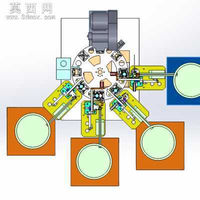 电子元件工装机 3D模型