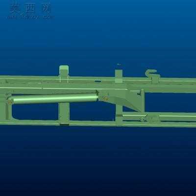 pXT5080 中型拉箱机构环卫收集车 3D模型