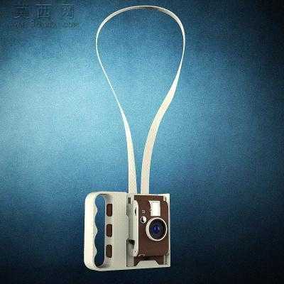 抓拍带和手柄配件相机 3D模型