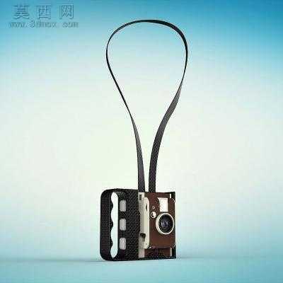 抓拍带和手柄配件相机 3D模型