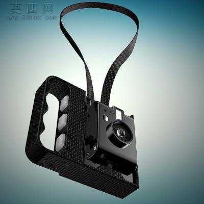 抓拍带和手柄配件相机 3D模型